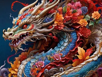 Постеры Irezumi японский дракон-змей — купить по цене 310 руб в  интернет-магазине #3281877