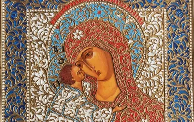 Икона Божией Матери Владимирская – купить старинную икону в идеальном  состоянии Вы можете уже сейчас! OFD0070