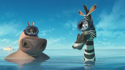 Фотоколл мультфильма \"Мадагаскар 3 в 3D\"