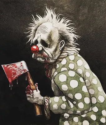 Страшный злий клоун в древесинах Стоковое Фото - изображение насчитывающей  страх, все: 78925282