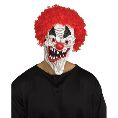 Латексная маска «Страшный клоун убийца»