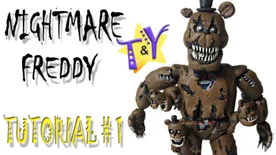 Как слепить Кошмарного Фредди из пластилина Туториал 1 Nightmare Freddy  from clay Tutorial 1 - YouTube