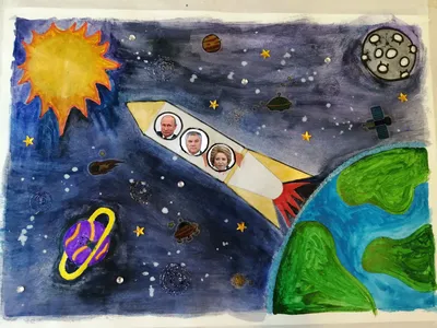 Раскраски космос для 7 лет (53 фото) » рисунки для срисовки на Газ-квас.ком