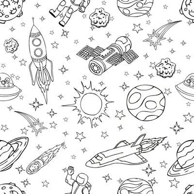 Рисунки для срисовки ракеты (105 фото) 🔥 Прикольные картинки и юмор