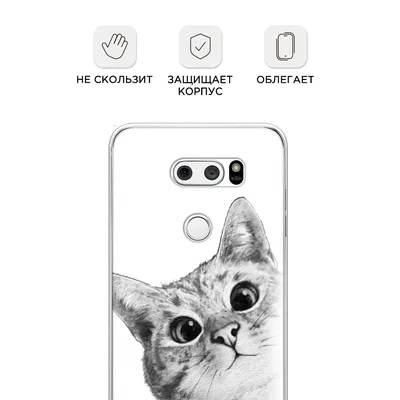 Силиконовый чехол для LG X Cam с принтом «Влюбленные котики 4» — купить в  интернет-магазине Case Place