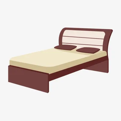 большая кровать мебель мультфильм иллюстрация PNG , постельный клипарт,  Дерево, Большая кровать PNG картинки и пнг рисунок для бесплатной загрузки