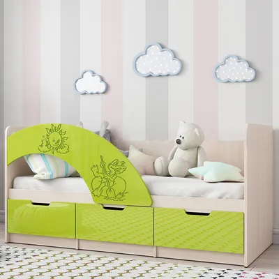 Детские кровати креативного дизайна, поручни для мальчиков, широкие  односпальные детские кровати, Детские Мультяшные спальные кровати, мебель  для спальни | AliExpress