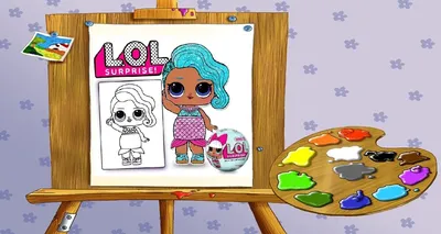Как нарисовать ЛОЛ - рисуем куклу LOL - YouTube