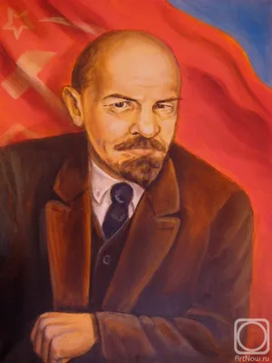 Портрет Ленина» картина Кондюриной Натальи маслом на холсте — заказать на  ArtNow.ru
