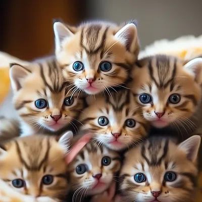 Восемь маленьких котят в новый дом попасть хотят. Москва, Митино. | Пикабу