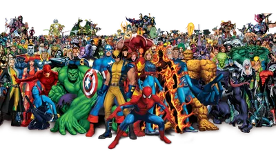 Photomurals | Photomural on paper \"Marvel Avengers Unite\" by Komar®