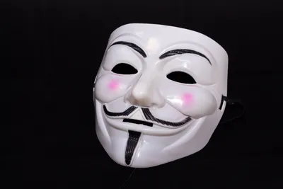 Неоновая маска Гая Фокса - купить по доступным ценам в интернет-магазине  OZON (888373315)