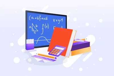 Математические формулы и уравнения фотообои • фотообои скалярный, сумма,  умножение | myloview.ru
