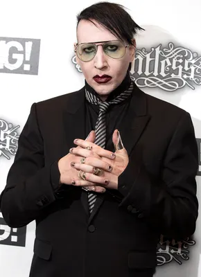 Плакат \"Мэрилин Мэнсон в кожаной куртке, Marilyn Manson\", 60×41см  (ID#1088872984), цена: 190 ₴, купить на Prom.ua