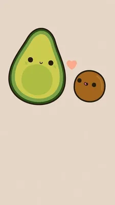 Картинки милого авокадо обои