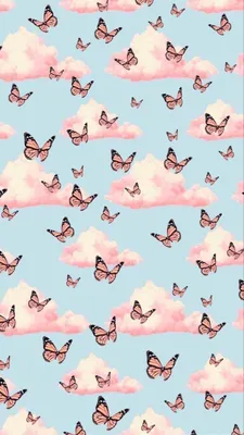 МОДНЫЕ ОБОИ НА ТЕЛЕФОН | Butterfly wallpaper iphone, Cute patterns  wallpaper, Butterfly wallpaper