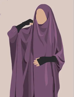 Hijab Illustration | Модные рисунки, Рисунки девушки, Мусульманки