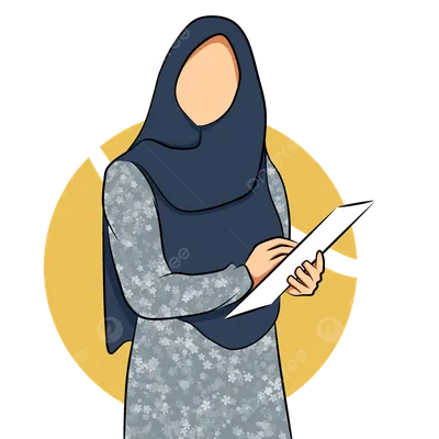 Европейский В Хиджабе Векторная Иллюстрация Светлокожая Мусульманка —  стоковая векторная графика и другие изображения на тему Женщины - iStock