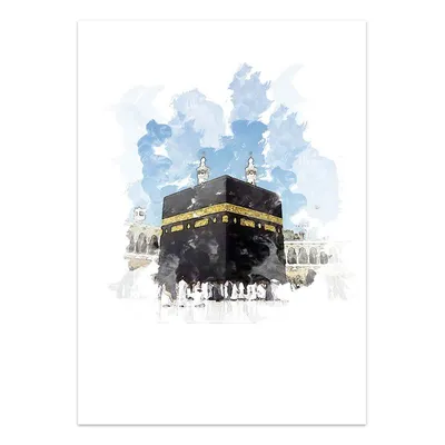 Купить Исламский Аллах Мусульманский Коран Арабская каллиграфия Холст  Плакат Картина Художественная печать Мечеть Рамадан Настенное искусство  Декоративная живопись | Joom