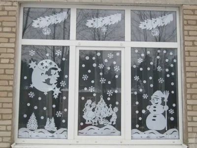 Новогодние окна: рисуем сказочную атмосферу зубной пастой - MagadanMedia