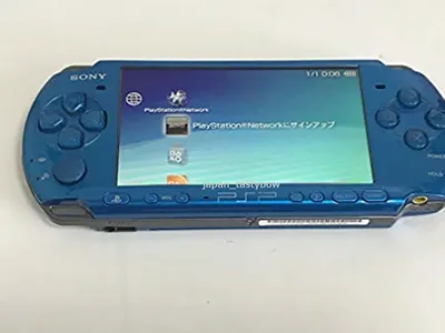 SONY PSP Playstation Portable Vibrant Blue PSP - 3000 VB Cable Console Set  | eBay