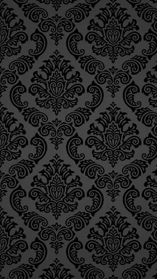 Абстракции - Ретро Узор - Cкачать обои, бесплатные обои, девушки обои,  красивые обои, обои на теле… | Damask wallpaper, Black textured wallpaper,  Textured wallpaper