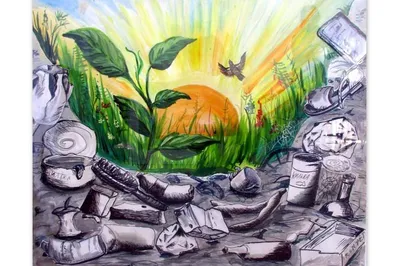 Рисунки тамбовчан на тему экологии разместят на билбордах