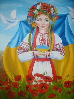 Украина рисунки детей - 43 фото