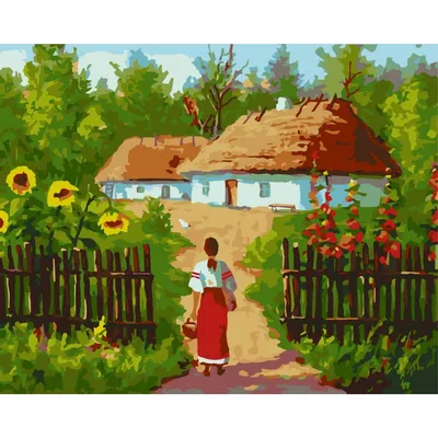 Картина по номерам украинская тематика 40 х 50 см Барвы 0065Л6 купить в  Украине