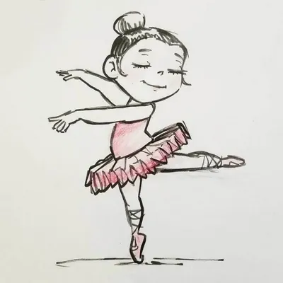 Детские рисунки на тему балет - 43 фото