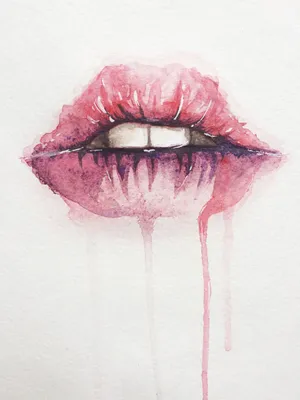 Шаблон губ, розовые губы, нарисованный, рука, люди png | PNGWing