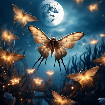 Чем отличается ночная бабочка от дневной?