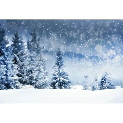 Анимация падающего снега» — создано в Шедевруме