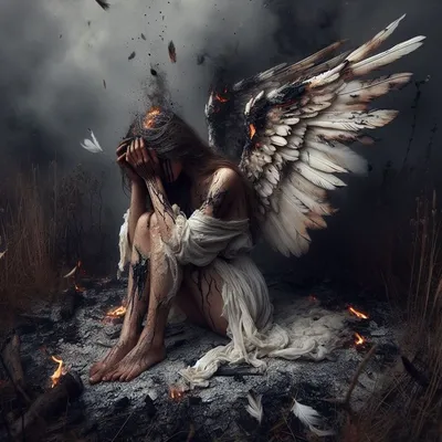 Падший ангел | Фантастика, Падшие ангелы, Ангел