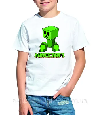 Детская одежда Майнкрафт - трикотажная кофта Крипер с доставкой по Украине