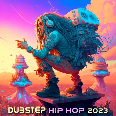 Dubstep dj top view detailed Royalty Free Vector Image