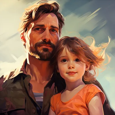 счастливый молодой отец обнимает маленькую дочку дошкольника с любовью  Стоковое Изображение - изображение насчитывающей эмоционально, сомкнутость:  226748503