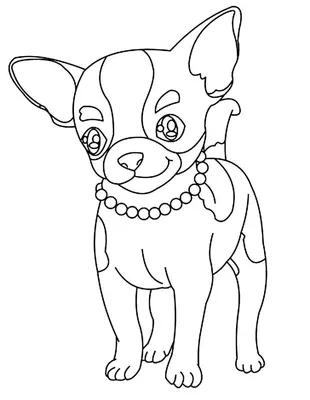 Раскраски собака розка (42 фото) » Картинки, раскраски и трафареты для всех  - Klev.CLUB