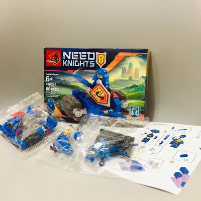 Конструктор Nexo Knights \"Штурмовой разрушитель Джестро\" Lepin 14031 аналог  Лего 70352, купить в интернет-магазине \"Оригинальные игрушки\"