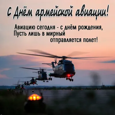 День армейской авиации России - Праздник