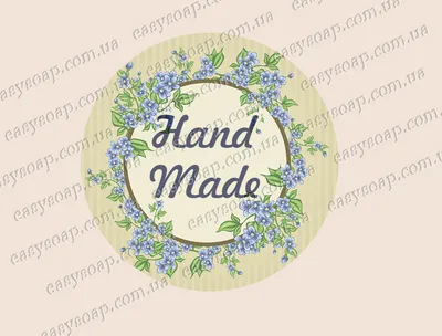 Купить Бирка деревянная с надписью \"Hand Made\", 11х23 мм (1 шт.) по цене  8.90 ₽ - 2518-3