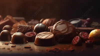 Набор шоколадных конфет в упаковке с логотипом заказчика