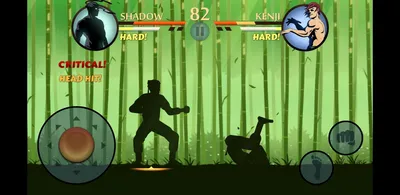 Epic battle between warriors in shadow fight 2 on Craiyon