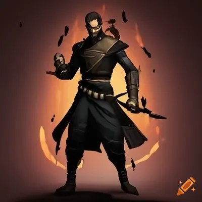 Shadow fight 2 game logo on Craiyon