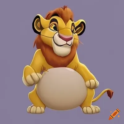 Disney Plush Magnet Clip - Simba - Lion King