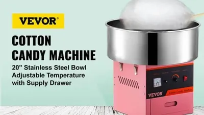 Компактный прибор для приготовления сладкой ваты / Машинка для изготовления  сахарной ваты - купить с доставкой по выгодным ценам в интернет-магазине  OZON (1256853509)