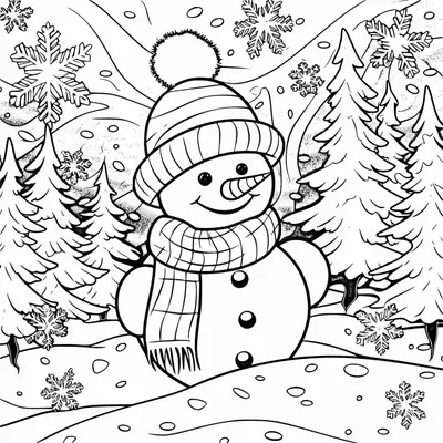 Картинки снеговика для детей обои
