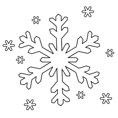 Раскраски снежинки для печати бесплатно для детей и взрослых