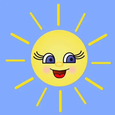 Картинка . солнце улыбается хорошего настроения. пожелания позитивные  Створити листівку онлайн. Конструктор листівок на кожен день.