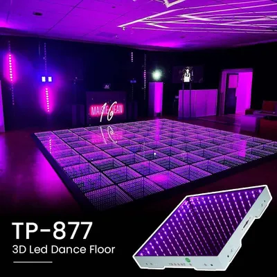 Живая плитка используется в качестве покрытия танцпола Holo-Walls - Работы  - 3D плёнка, Напольное покрытие - живая плитка, столешницы, светильники,  лампы